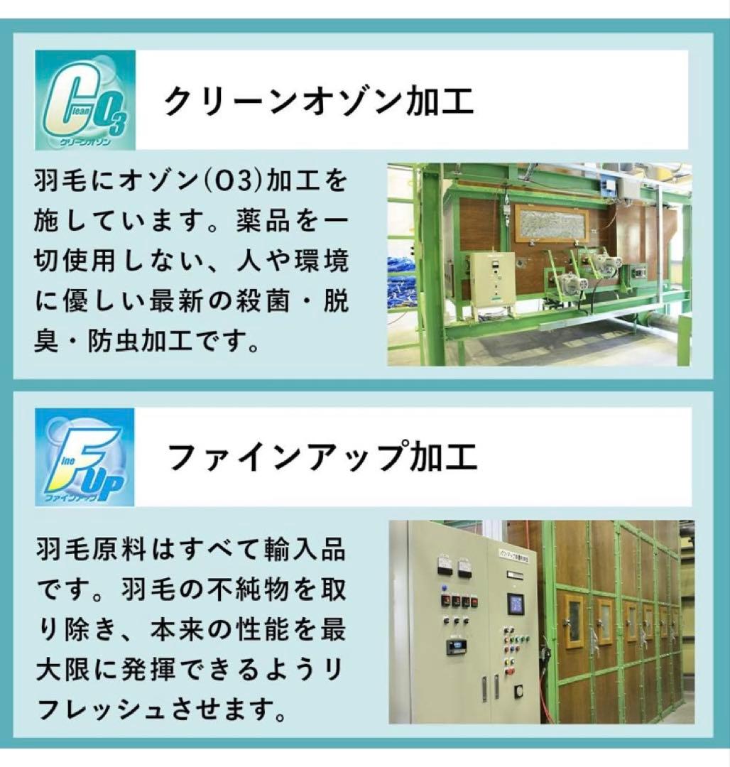 羽毛布団 シングル ハンガリー産 マザーグースダウン 93％ 無地キナリ 日本製