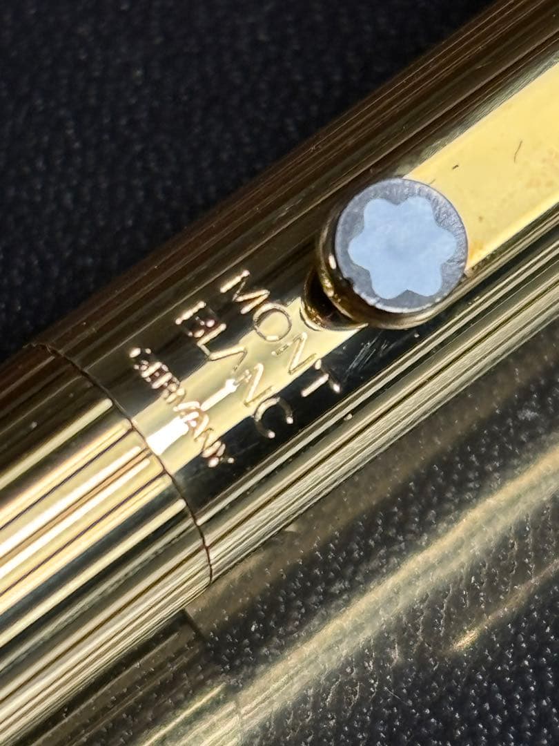 【極美品/希少】モンブラン ノブレス ゴールド セット 箱・説明書付(金張)