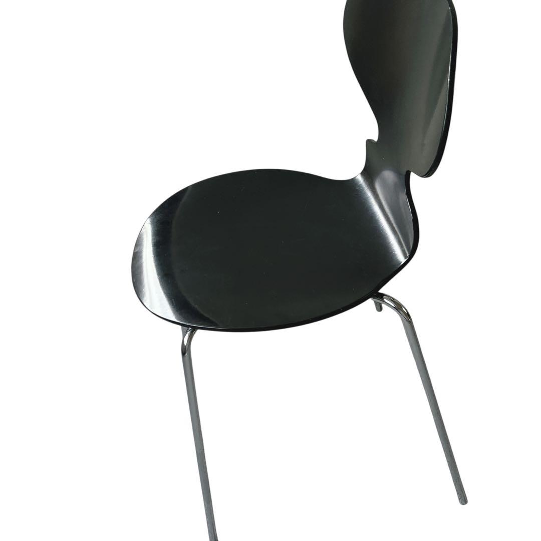 美品　ヤマギワ ダイニングチェア 黒　YAMAGIWA チェア