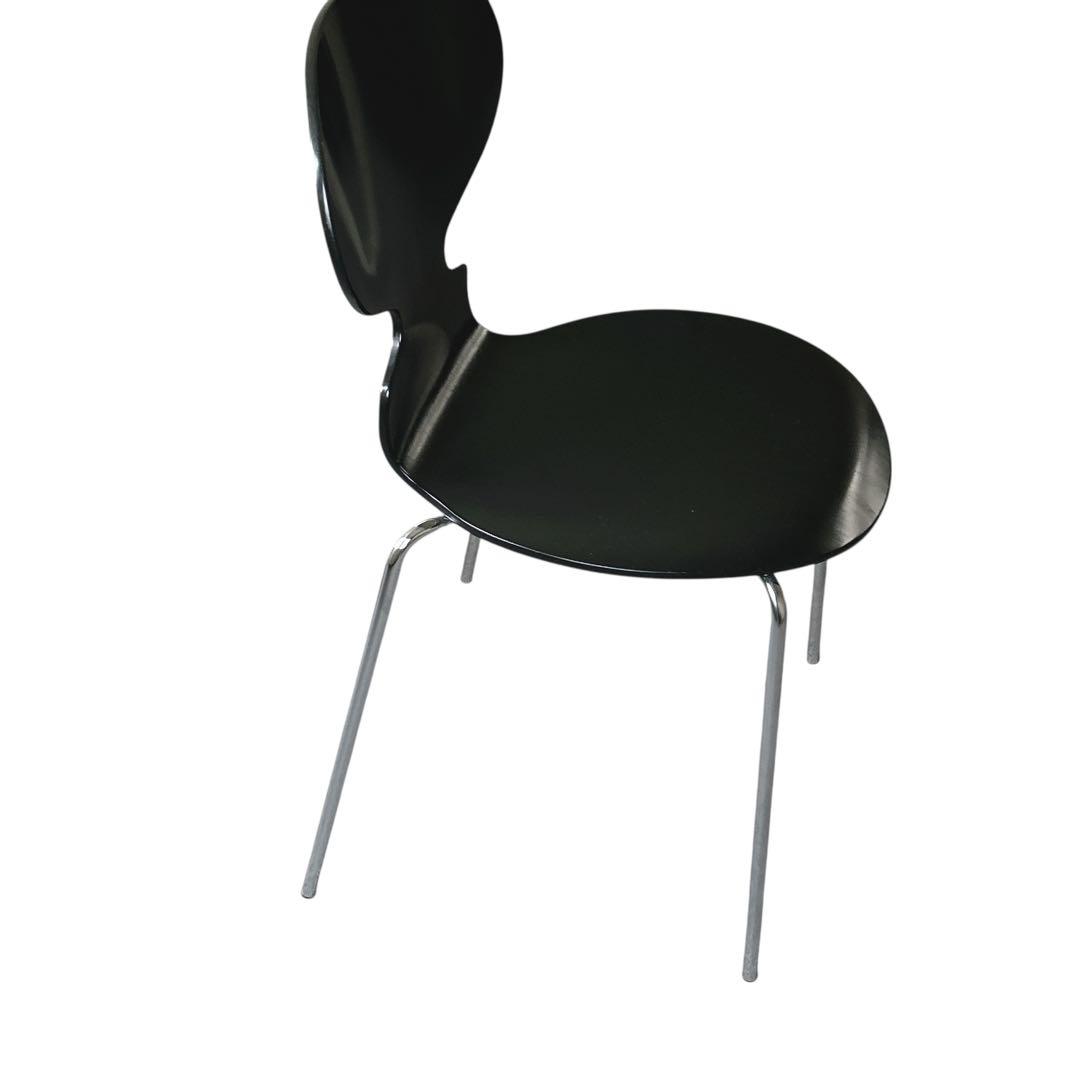 美品　ヤマギワ ダイニングチェア 黒　YAMAGIWA チェア