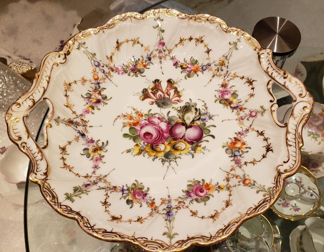 希少 c.t.アルトワッサー ドレスデン フルーツ盛り皿 アンティーク 盛り皿