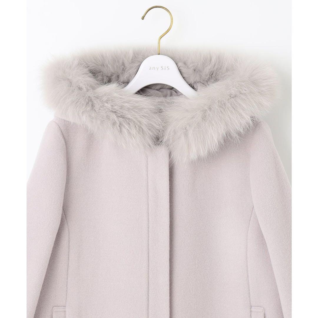 any SIS 新品未使用 2WAYスーペリアファインウールモッサ コート