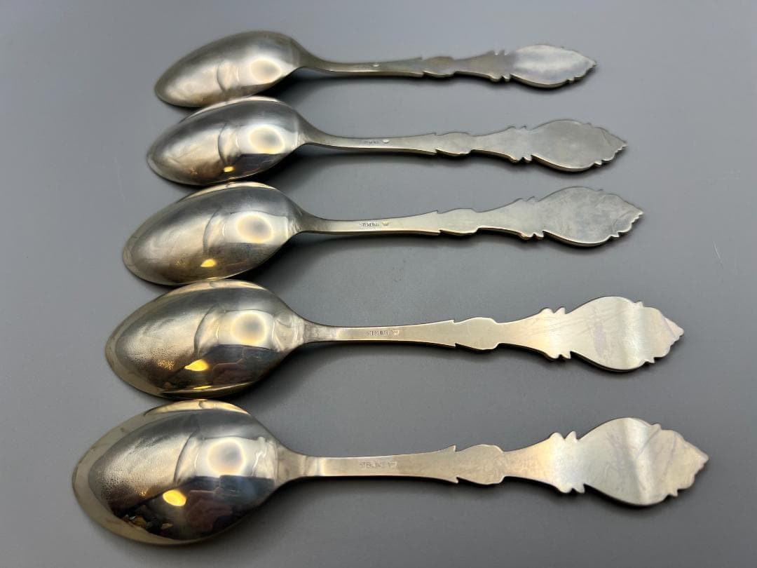 STERLING　刻印　 銀製　スプーン　5点　重量約１０１g
