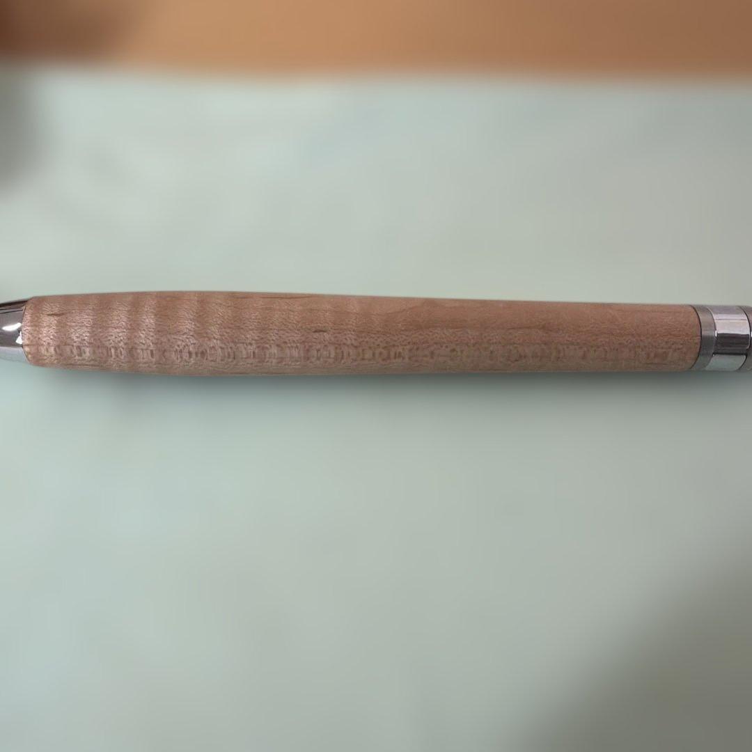 工房楔 シャーペン 楓ちぢみ杢 固定式口金 セット