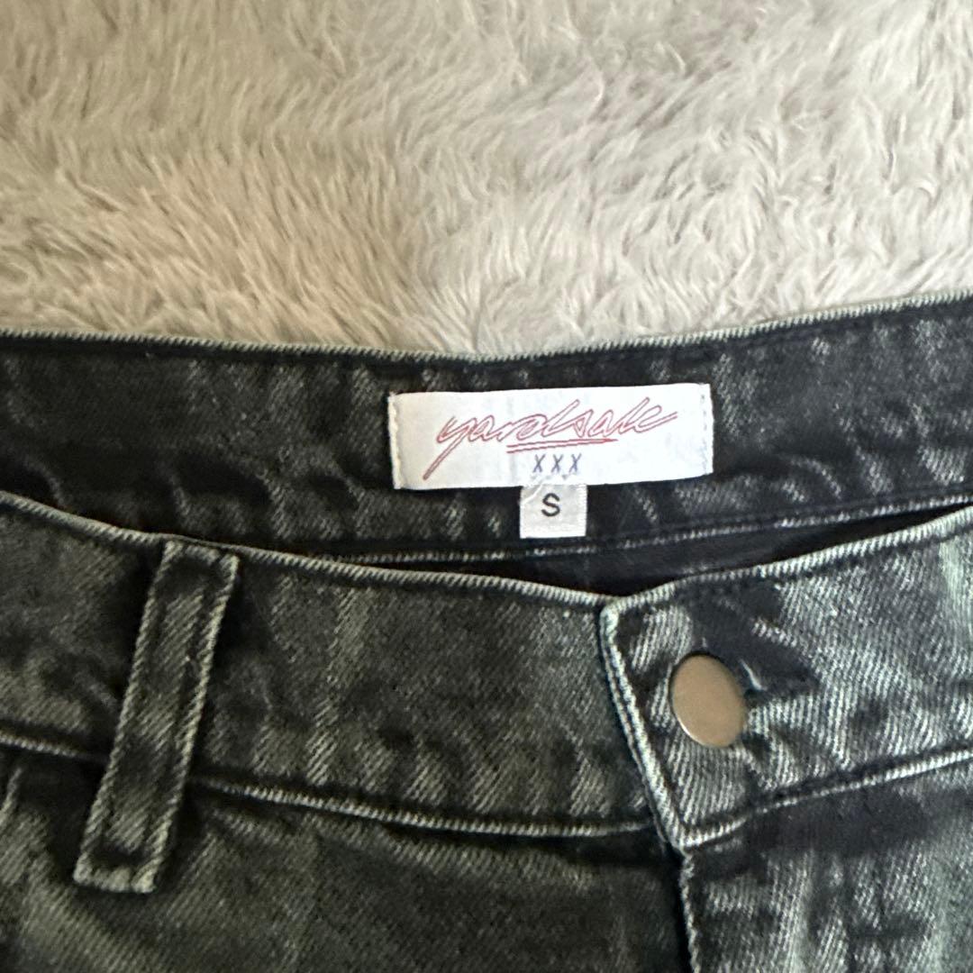 ヤードセールグリーンデニムパンツ S