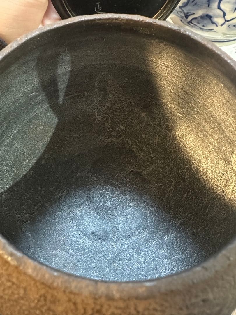 宝珠型　鉄瓶　龍文堂　箱付き　煎茶道具