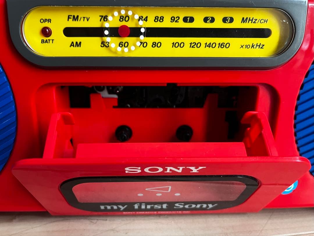 【整備品】my first Sony CFS-2020 ラジカセ　電源付き