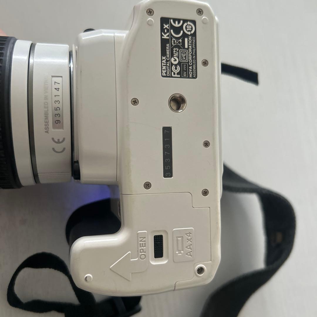 PENTAX K-x ホワイト デジタル一眼レフカメラ