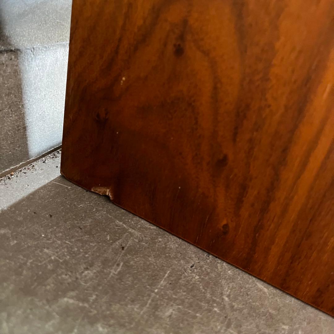 無印★スタッキングシェルフセット・３段×２列・ウォールナット材・チェスト２個付