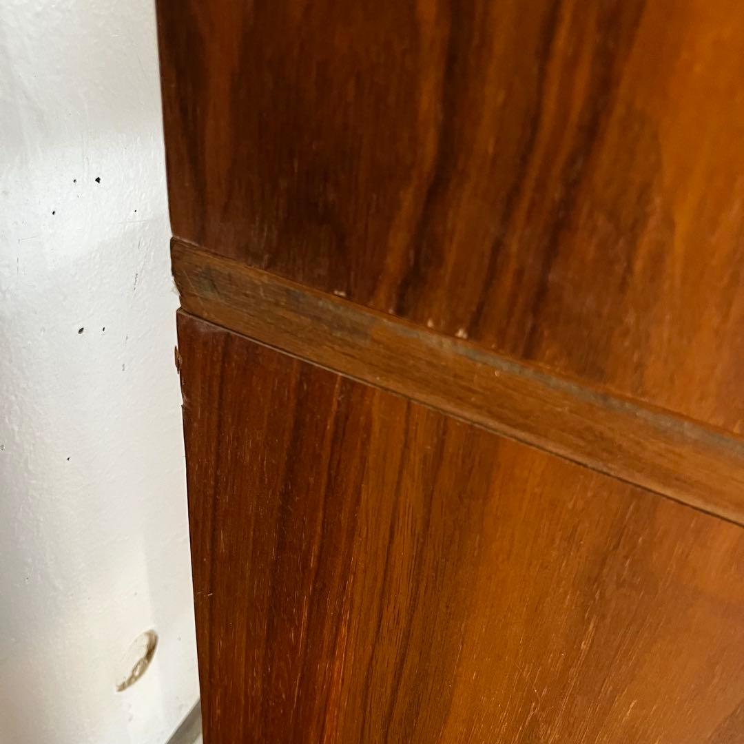 無印★スタッキングシェルフセット・３段×２列・ウォールナット材・チェスト２個付