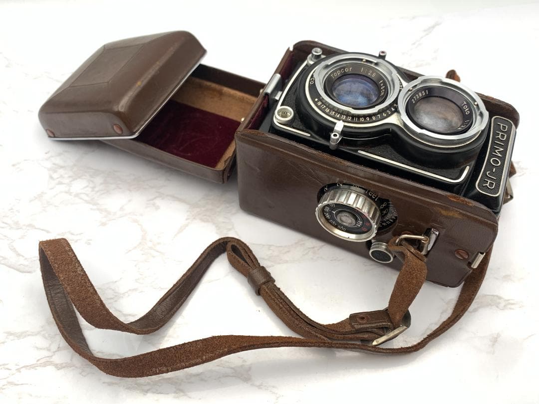 TOKYO PRIMO-JR 二眼レフカメラ　ブラック　ブラウン