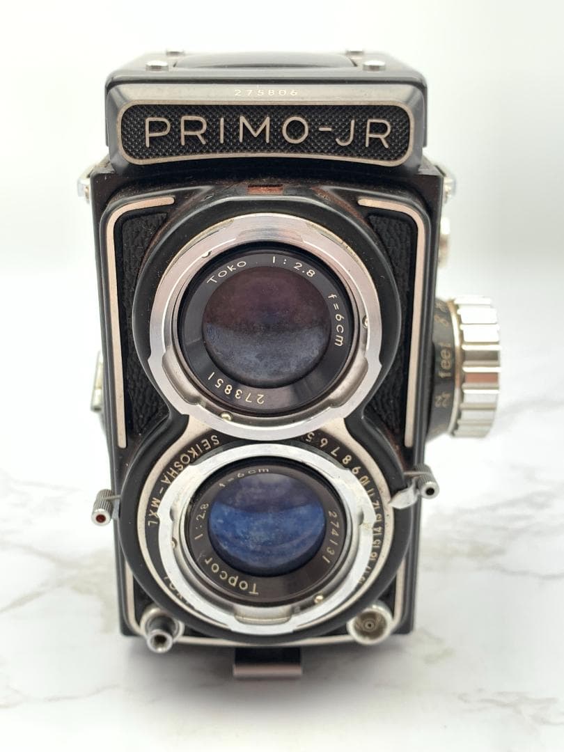 TOKYO PRIMO-JR 二眼レフカメラ　ブラック　ブラウン