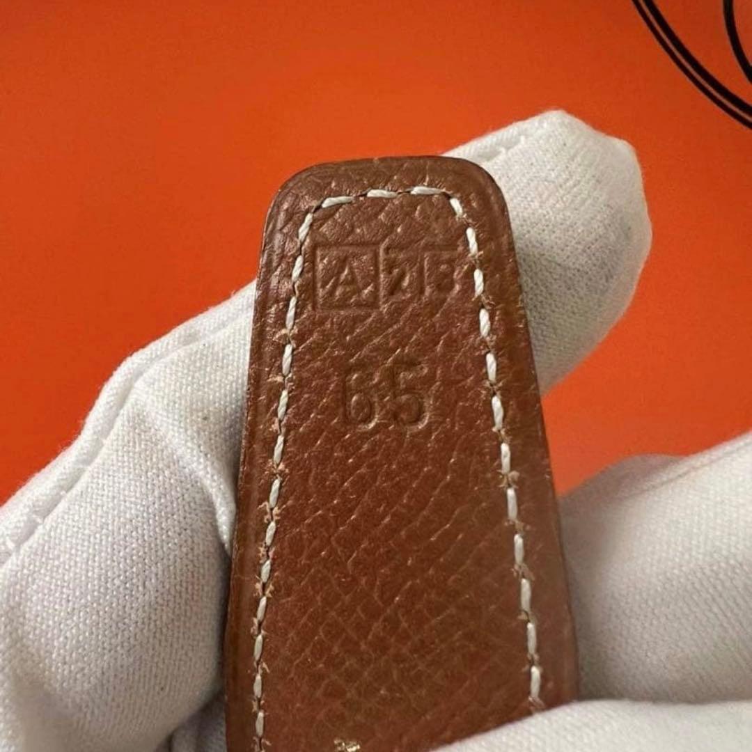 エルメス H ベルト □A ブラウン ブラック レディース