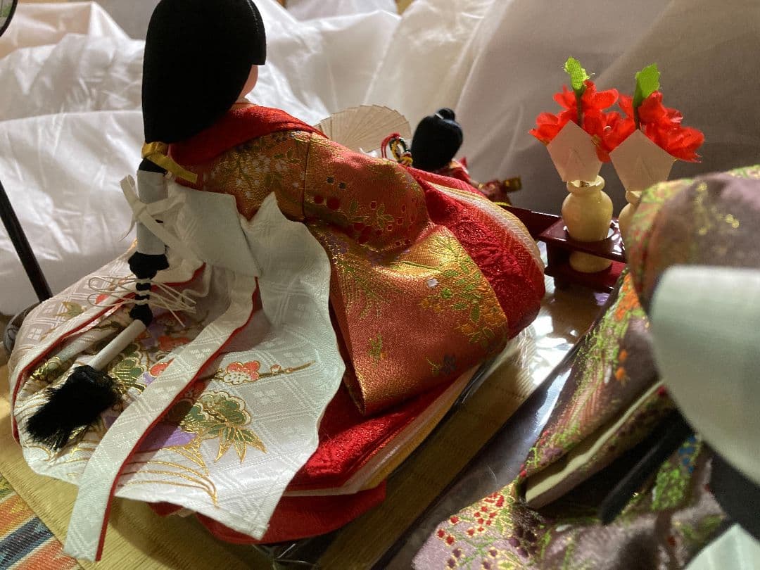 【一点限り】雛人形 収納飾り　3段 　D36