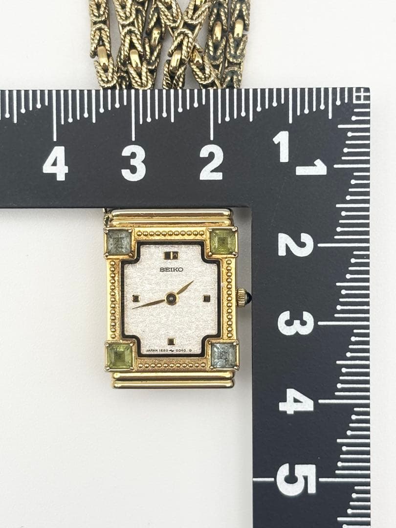 SEIKO セイコー 1E20-5A7A レディース腕時計 ゴールド スクエア型