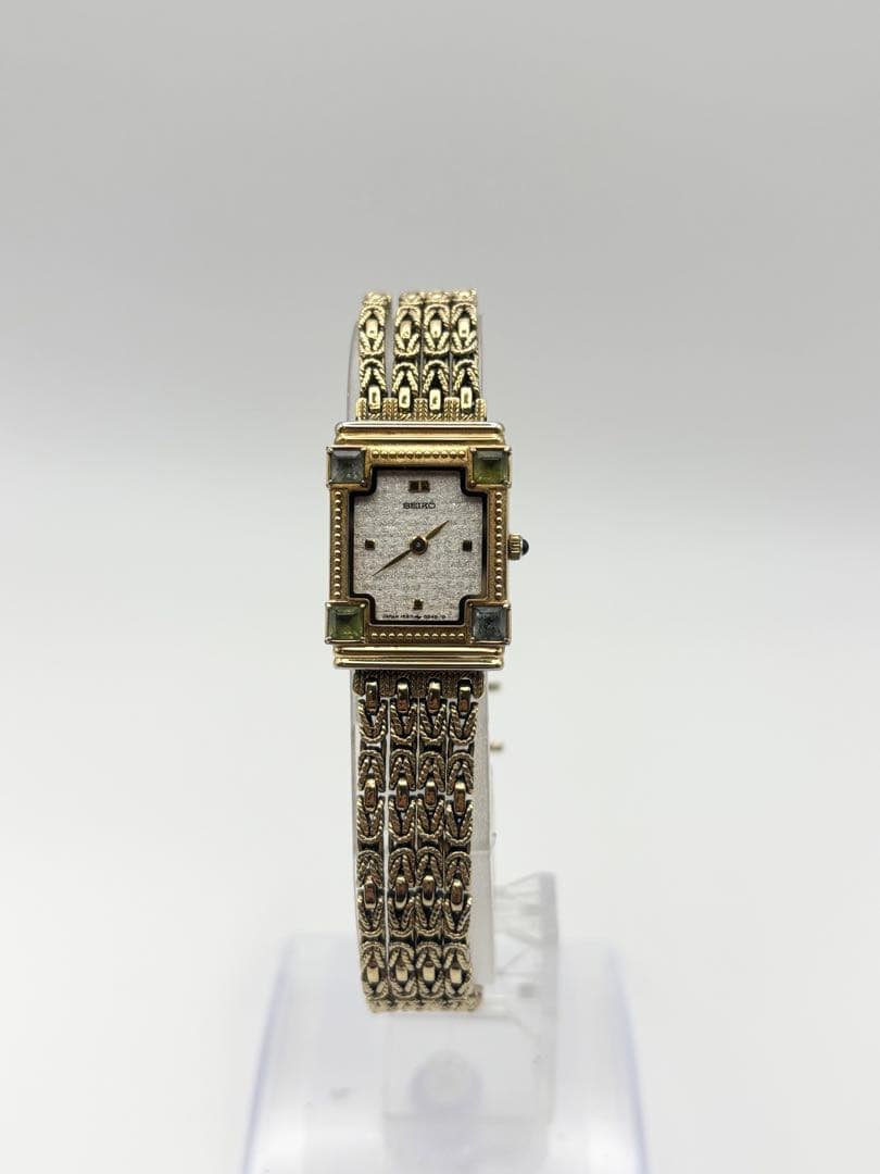 SEIKO セイコー 1E20-5A7A レディース腕時計 ゴールド スクエア型