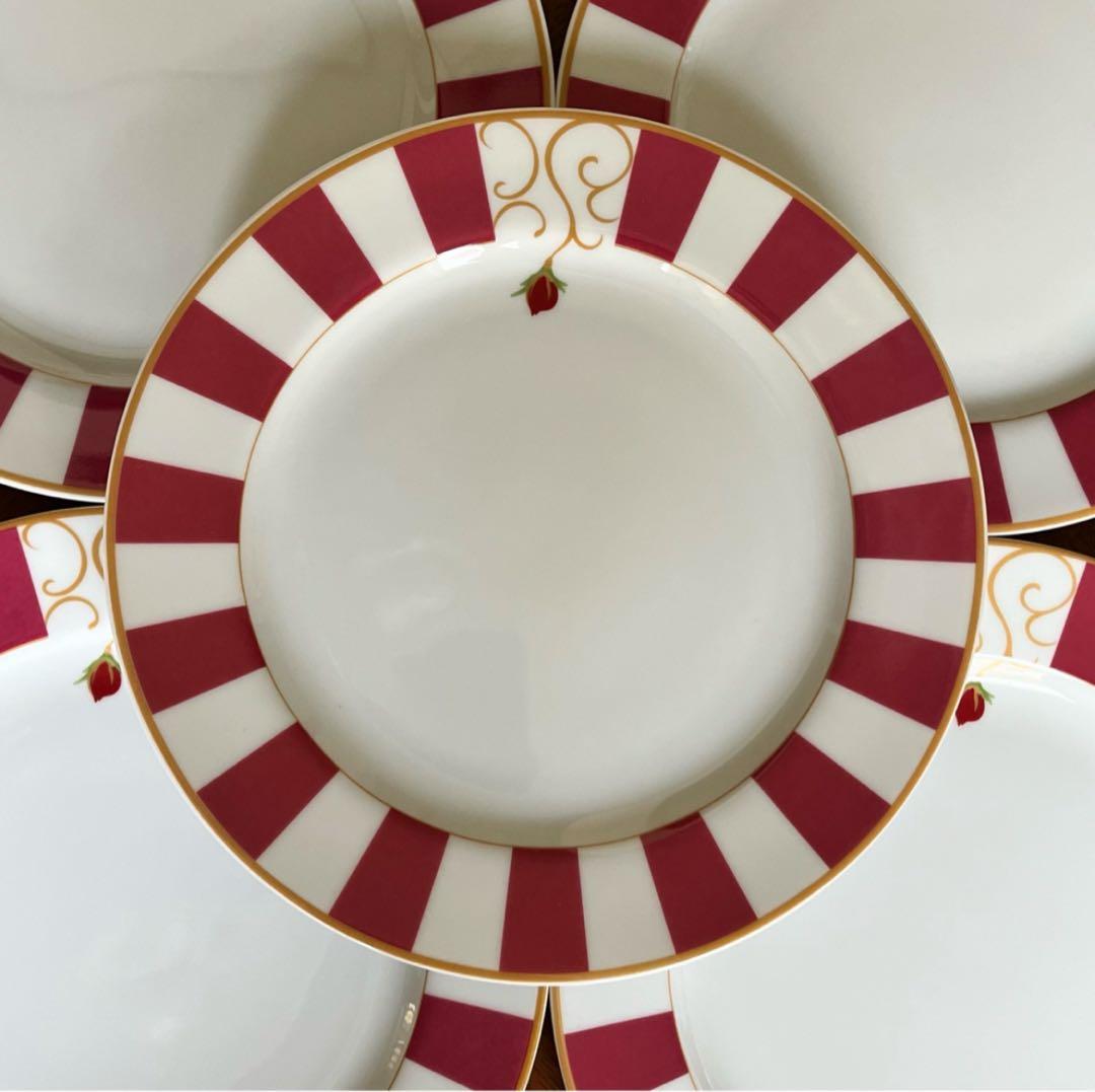 【希少品】ベルナルドリモージュ★Bois de Rose★デザート皿　5枚