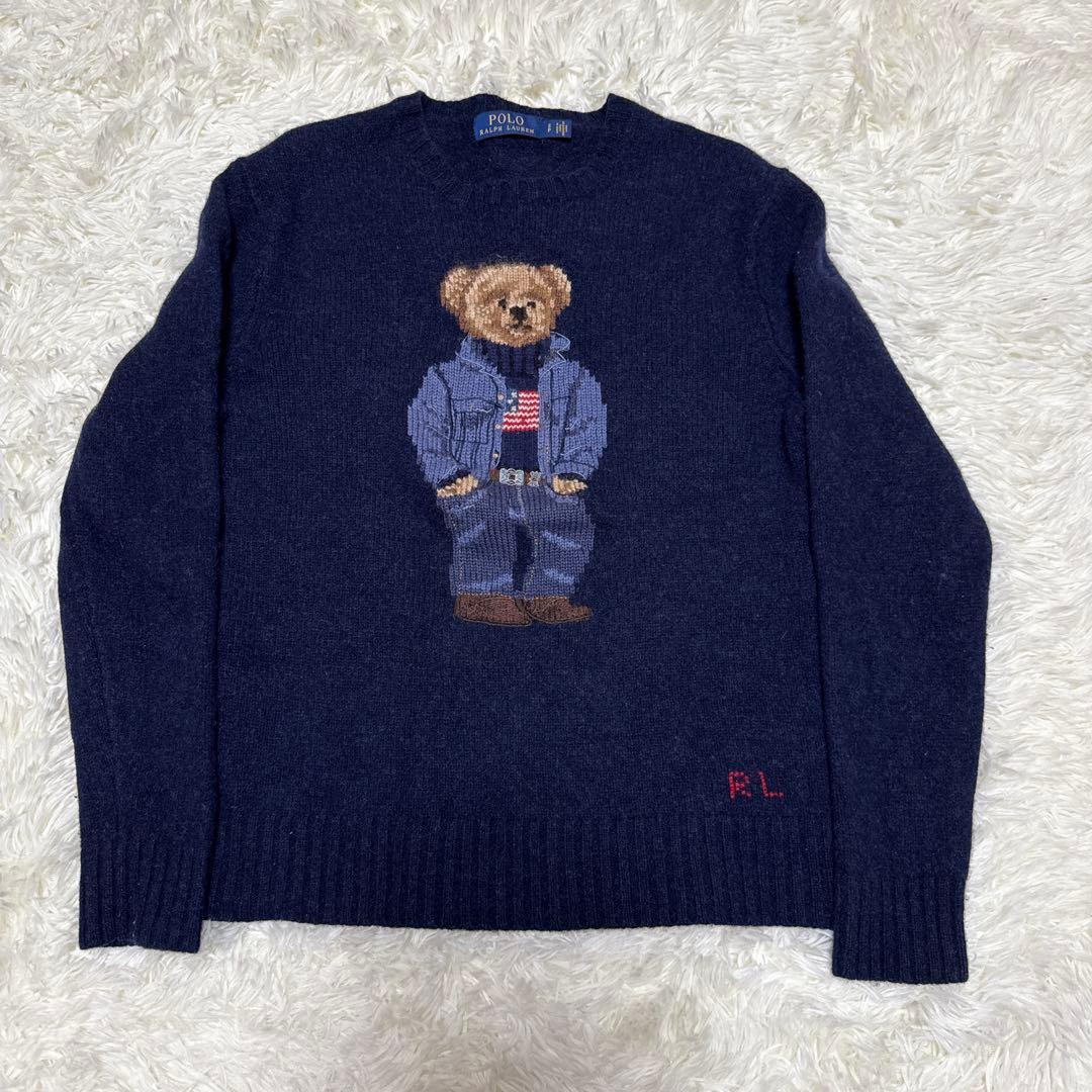 ラルフローレン ポロベア セーター コットンニット　S