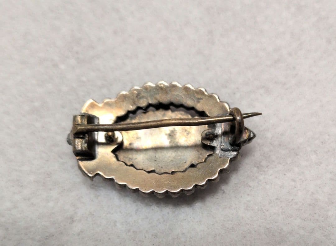 アンティーク　ヴィクトリアン　ガーネット　ボヘミアン　ブローチ