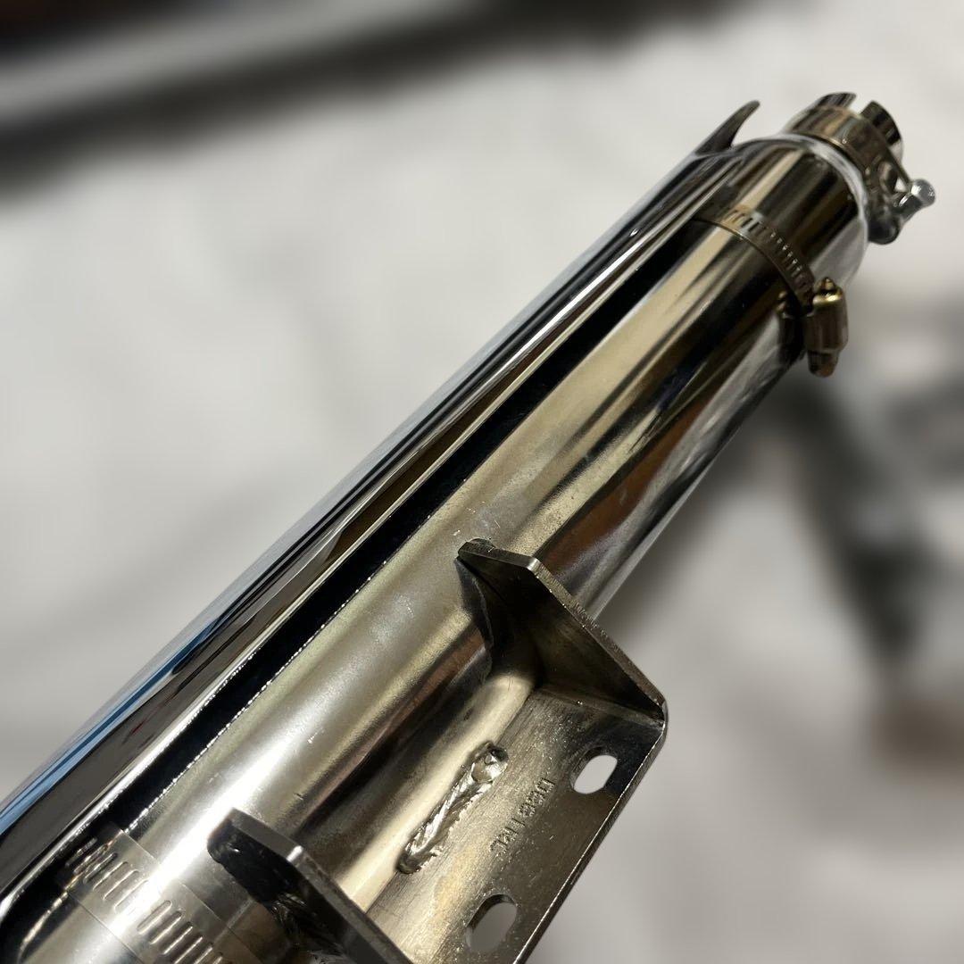 VANCE&HINES　ツインスラッシュ　クワイエットバッフル組込済　ソフテイル