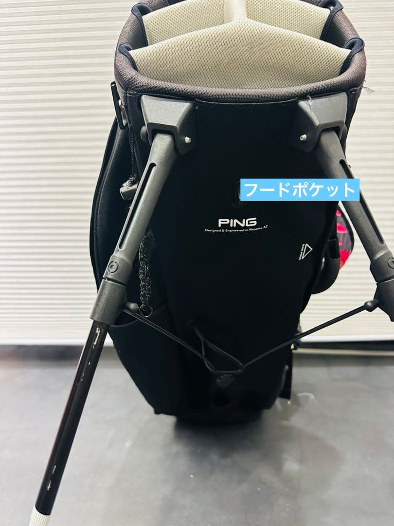 PING Hoofer スタンドバッグ フラワーパターン
