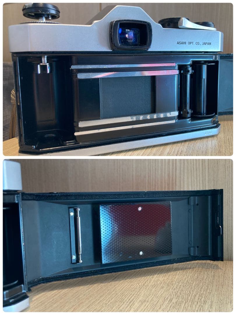 pentax sp★完動品＊美品＊初期保証★本革シチリアンブルー★フィルムカメラ