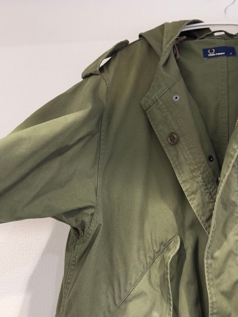 FRED PERRY モッズコート オリーブ Sサイズ