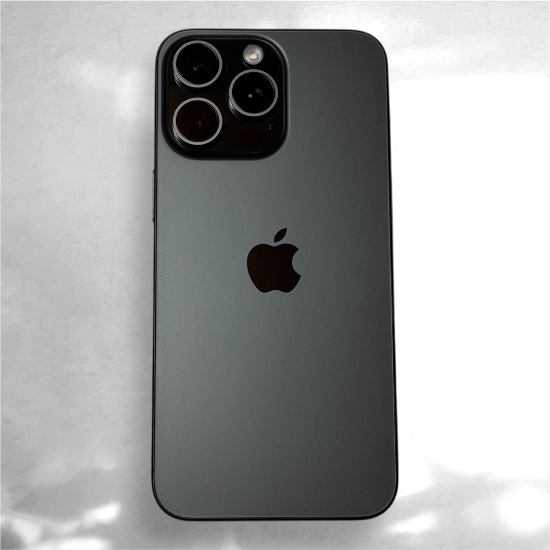 【極美品】iPhone 15 Pro Max 256GB　ブラックチタニウム