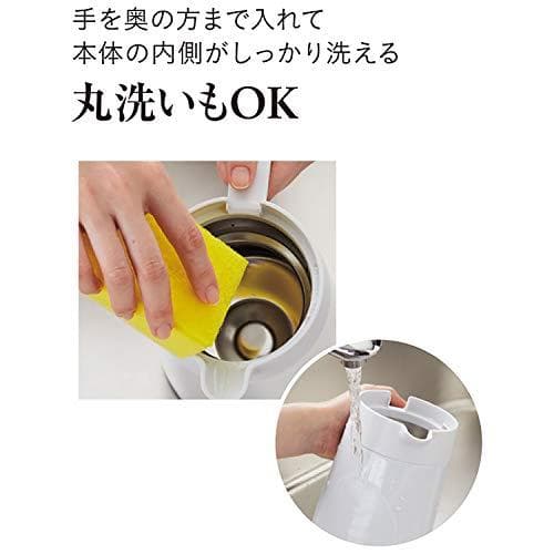 Aタイガー 保温 保冷 卓上ポット 大容量 1.6L ホワイト PWO-A160