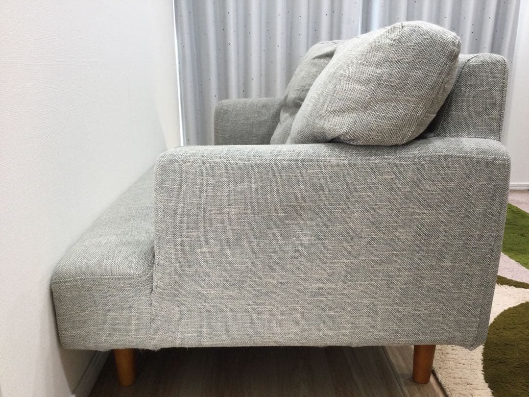 unico KOKOT カバーリングソファ 2シーター　グレー　最終値下げ