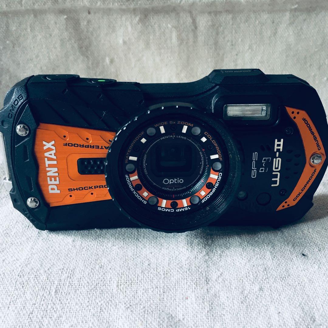 PENTAX WG-II WG-2 GPS 防水 防塵 耐衝撃 現場 タフカメラ