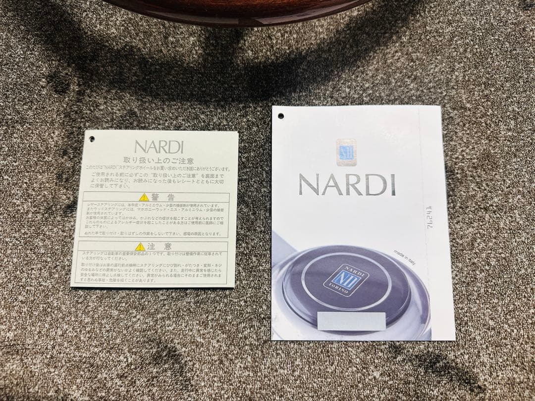 NARDI ナルディ クラシック ウッド ステアリング 【当時物】【美品】