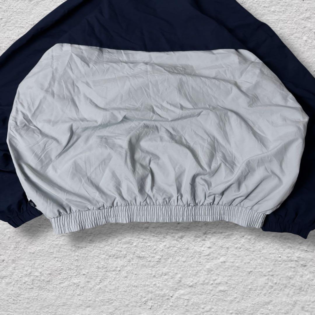 umbroアンブロナイロンジャケット90s古着vintageバイカラーネイビー