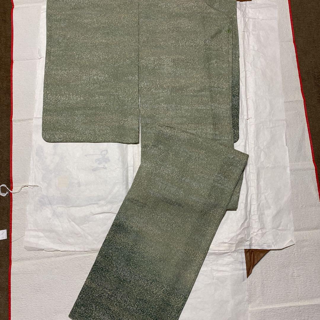 入学式　お買得　高級　作家者一つ紋訪問着　落款あり