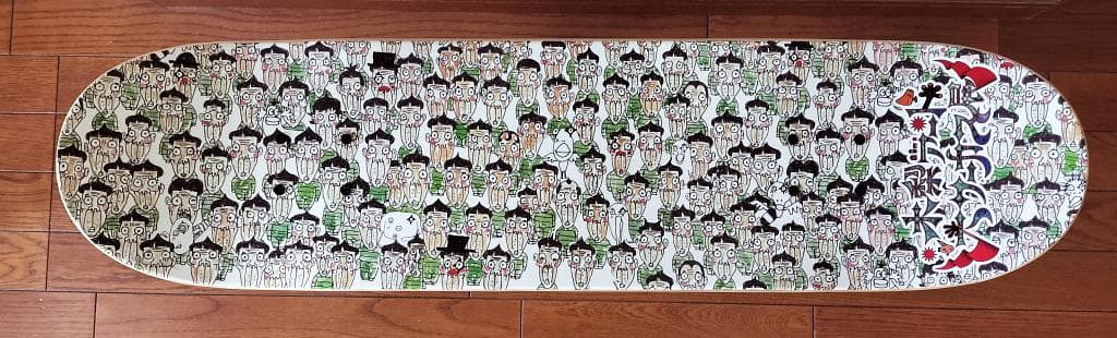 Cミニー　とんねるず 木梨憲武 木梨アート大サーカス展限定スケボーサイドテ