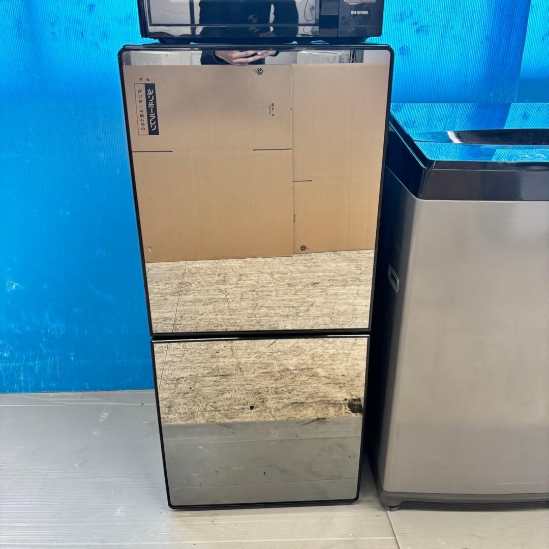 491 ガラストップ冷蔵庫 洗濯機 電子レンジ3点セット 小型 一人暮らし