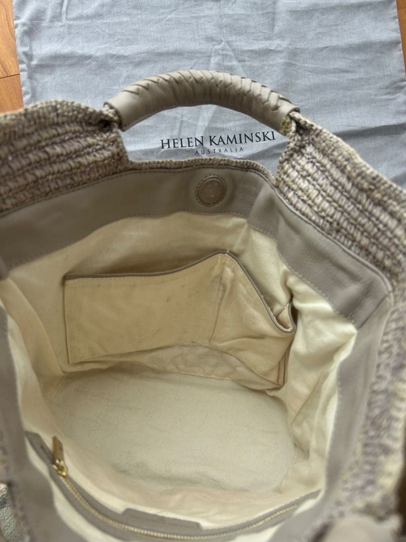 HELEN KAMINSKI ラフィアかごバッグ