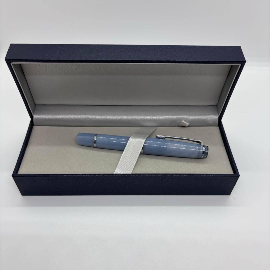 銀山スノーグレー・万年筆 パルム　EF