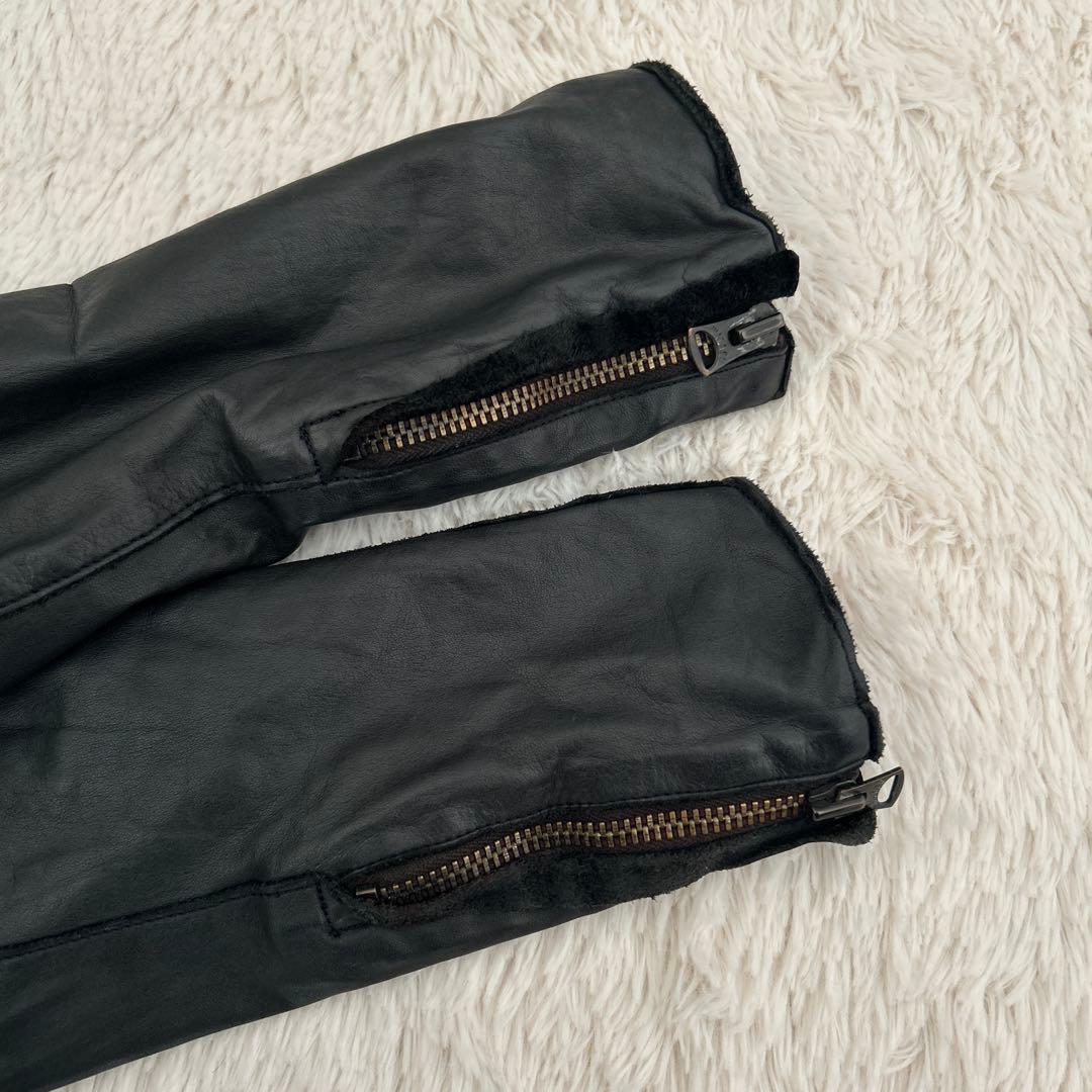 Sisii シシ レザージャケット ライダース シングル XS GACKT 牛革