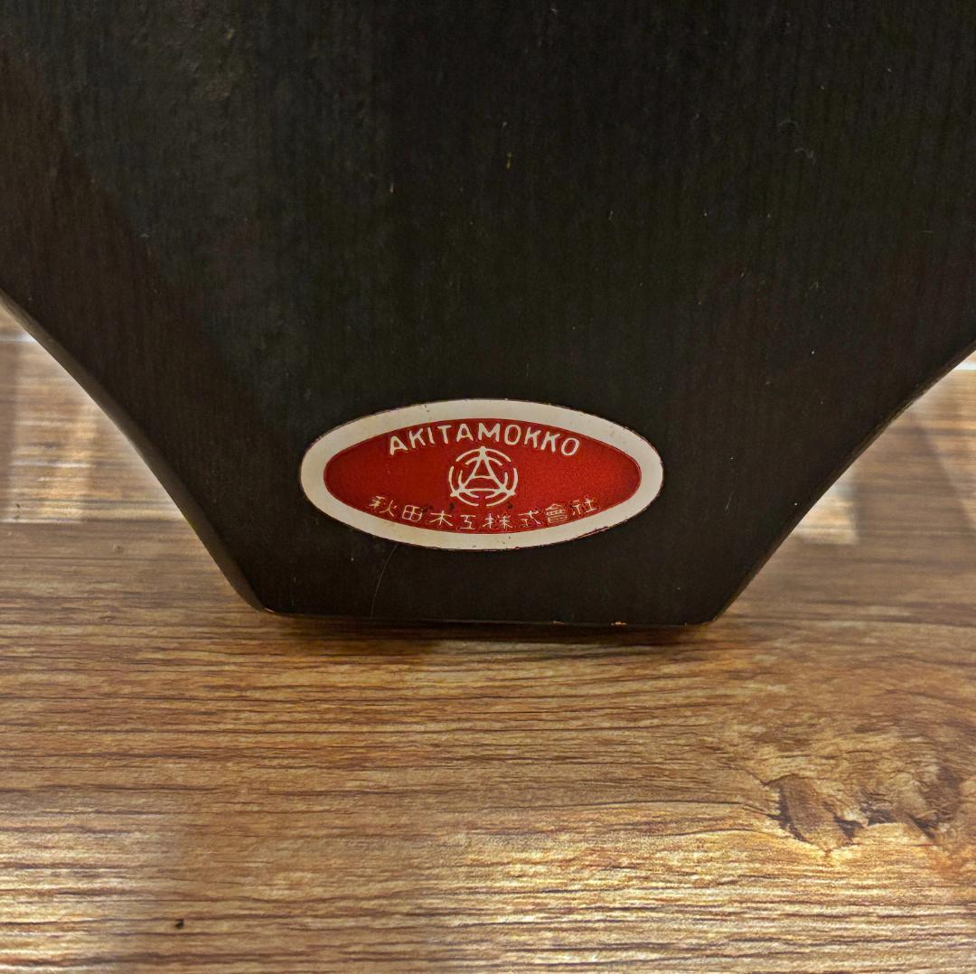 秋田木工 アンティーク レトロ ブラック スピンドルバック ウィンザーチェア①