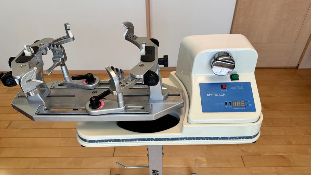 【良品】ストリングマシン （ガット張り機）自動テンション調整