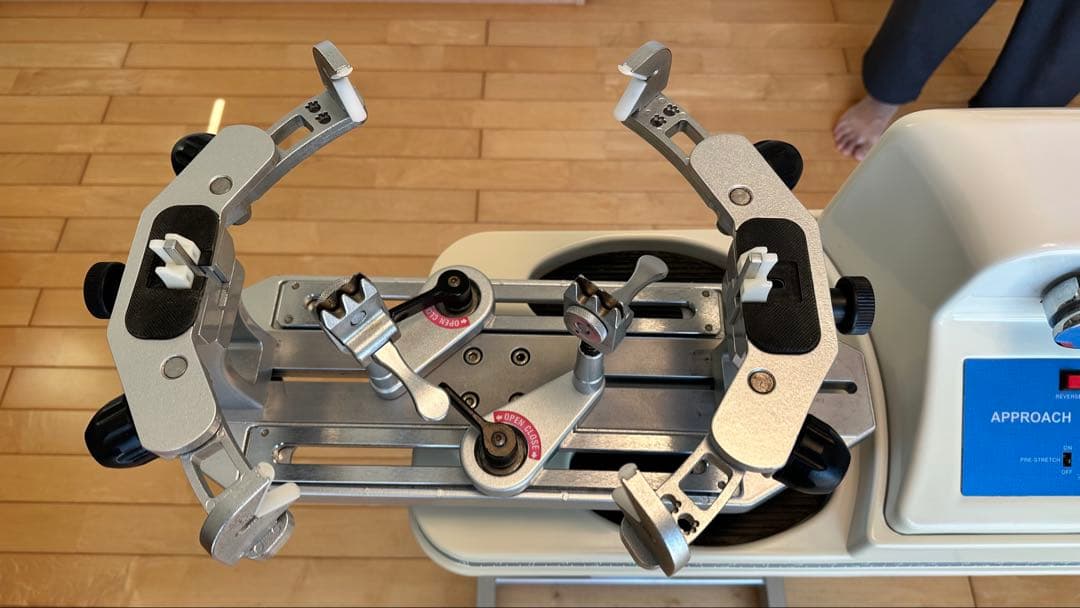 【良品】ストリングマシン （ガット張り機）自動テンション調整