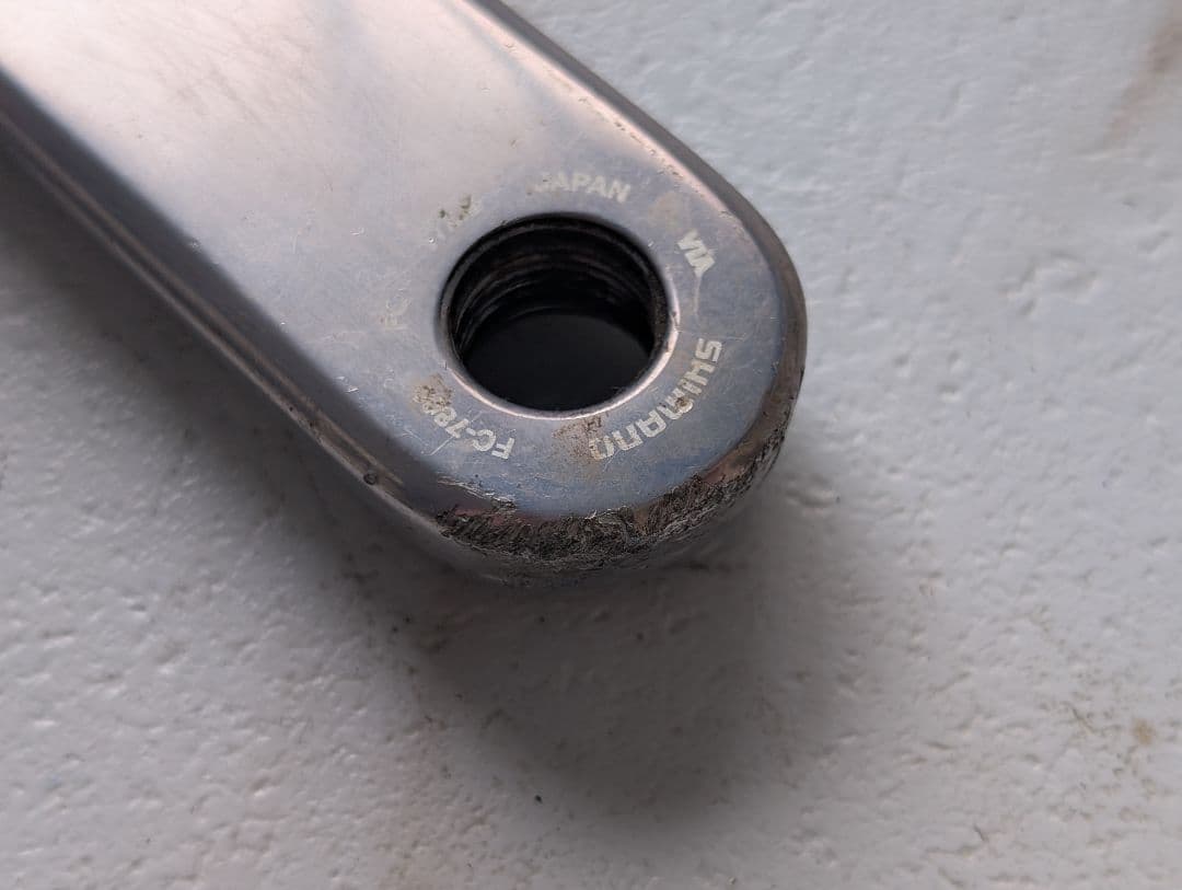 パーツ shimano DURAACE FC-7800 172.5mm