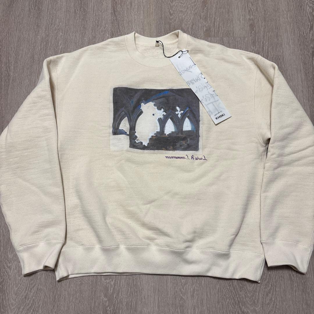 新品未使用 KHOKI スウェット オートミール サイズ4 25AW