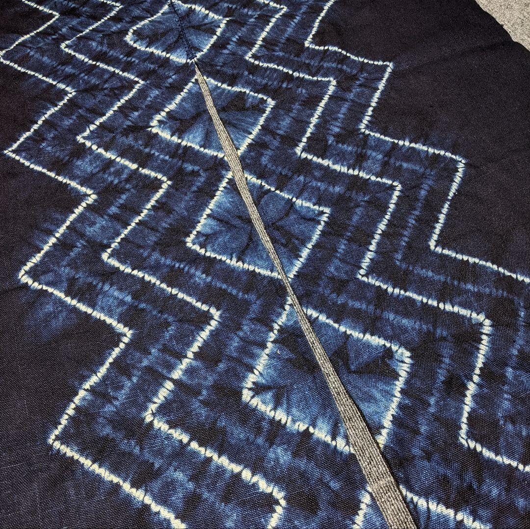 藍染　暖簾/のれん　古庄　クリーニング済