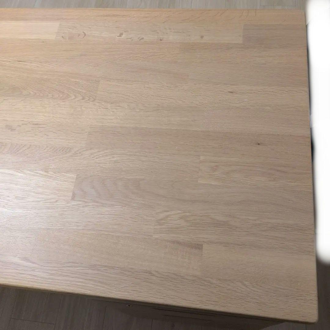 【マルコメ】浜本工芸　書斎机　オーク無垢天板