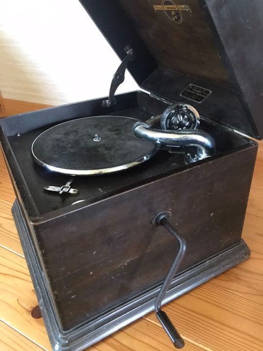 動作確認済　Columbia卓上蓄音機 No.420　付属カバー付　アンティーク