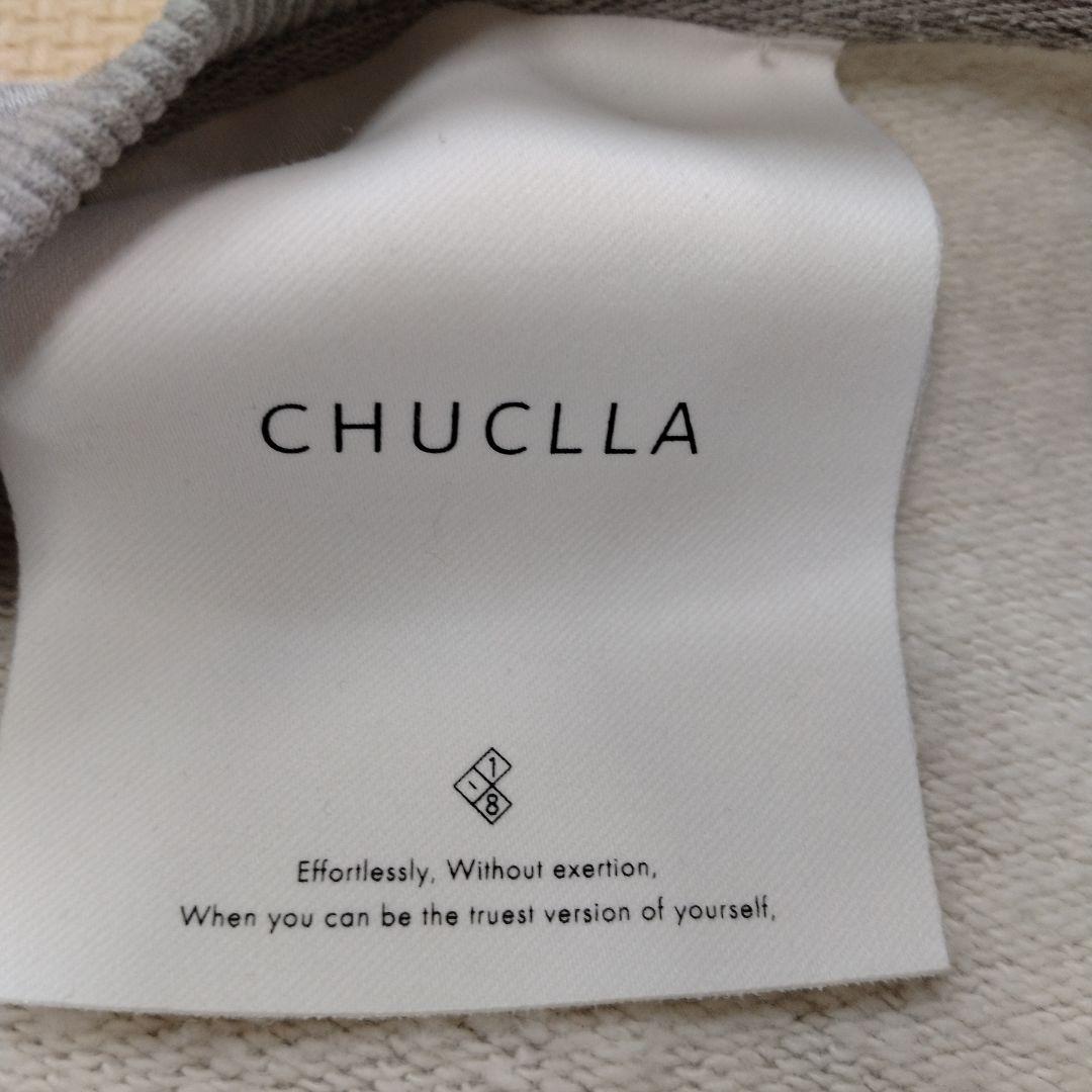 chuclla チュクラ 異素材パネルデザイン 2トーン プルオーバー