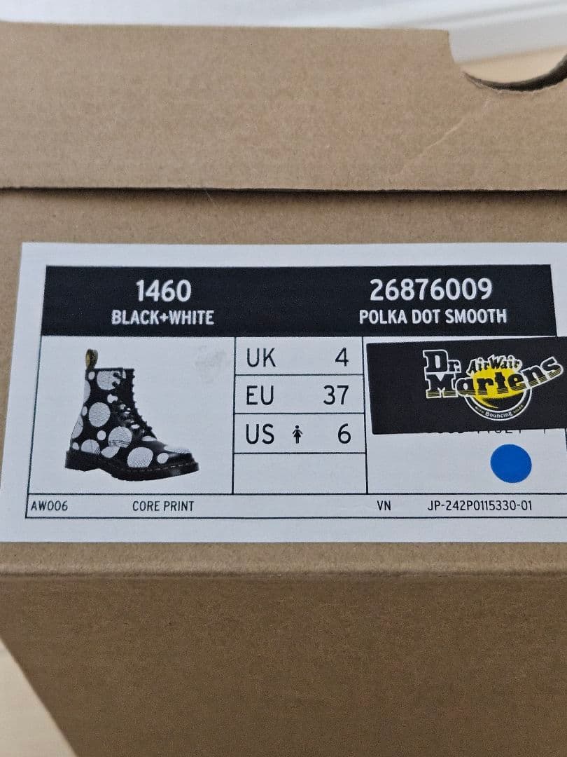 Dr. Martens ドット柄ブーツ 4 UK　未使用　箱あり