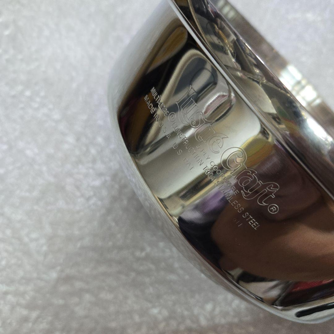 ラスタークラフト　フライパン　18cm　20cm 5重構造ステンレス　2点セット